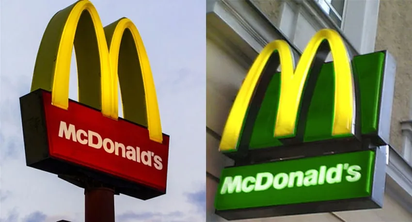 changement logo mcdo greenwashing
