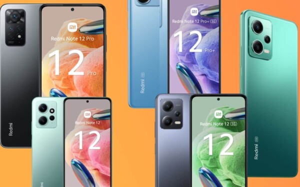 Voici la famille de smartphones Redmi Note 12