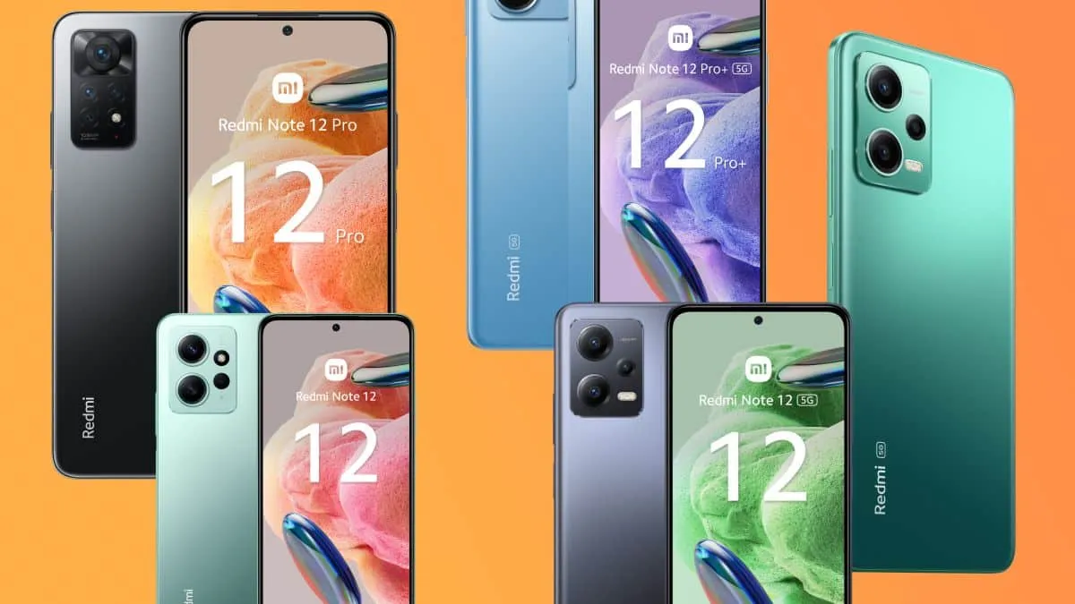 Voici la famille de smartphones Redmi Note 12