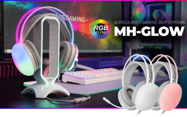 MH-GLOW 360º: Le casque gaming avec la plus grande surface d'éclairage led