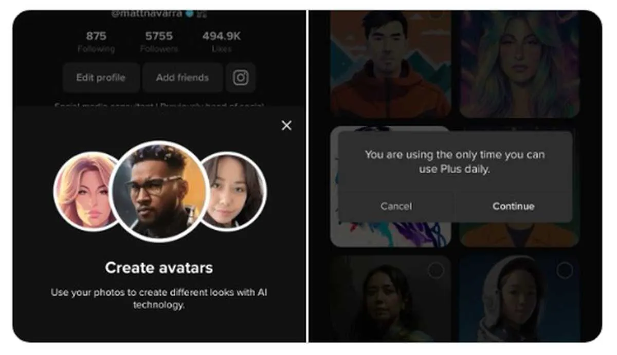 TikTok-teste-un-outil-de-generation-davatar-alimente-par-lintelligence.jpg TikTok teste un outil de génération d'avatar piloté par l'intelligence artificielle