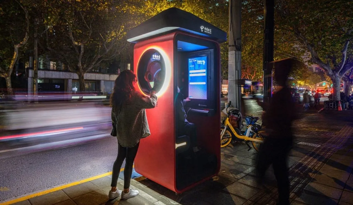 Shanghai réinstalle des cabines téléphoniques avec l'ancien téléphone par câble