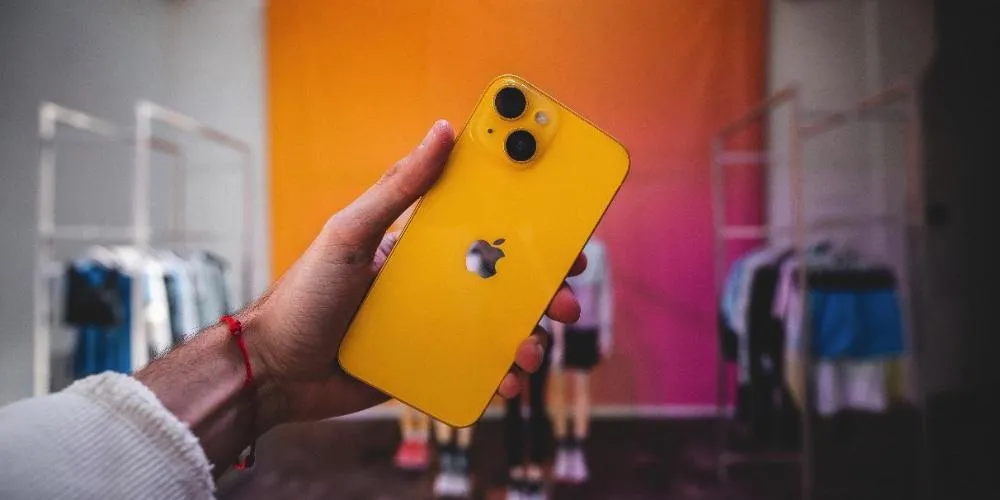 iphone 14 jaune