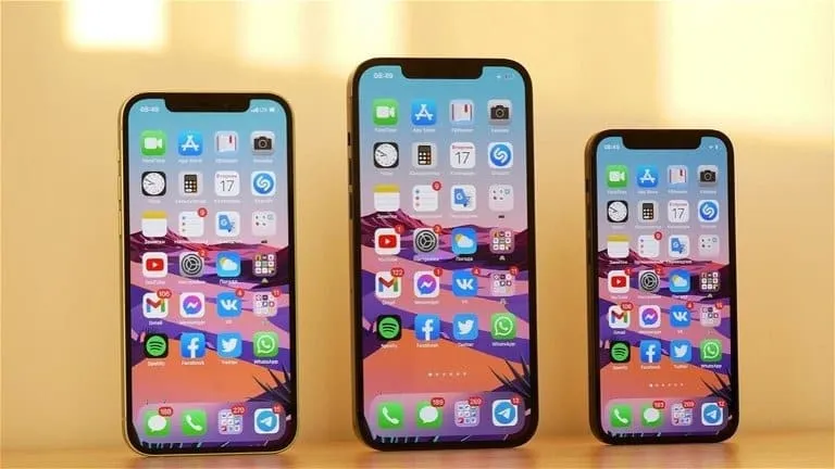 Écran de l'iPhone 14