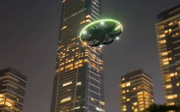 soucoupe volante en Chine