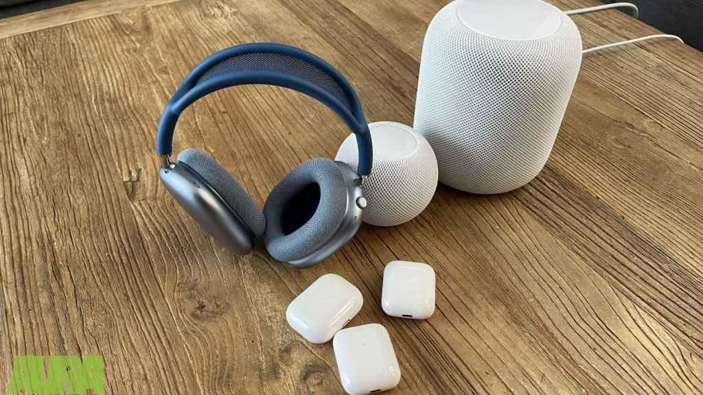 Gros plan sur les terminaisons des AirPods Max