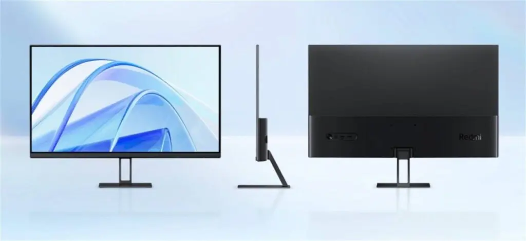 Le nouveau Redmi Display A27 vu sous différents angles