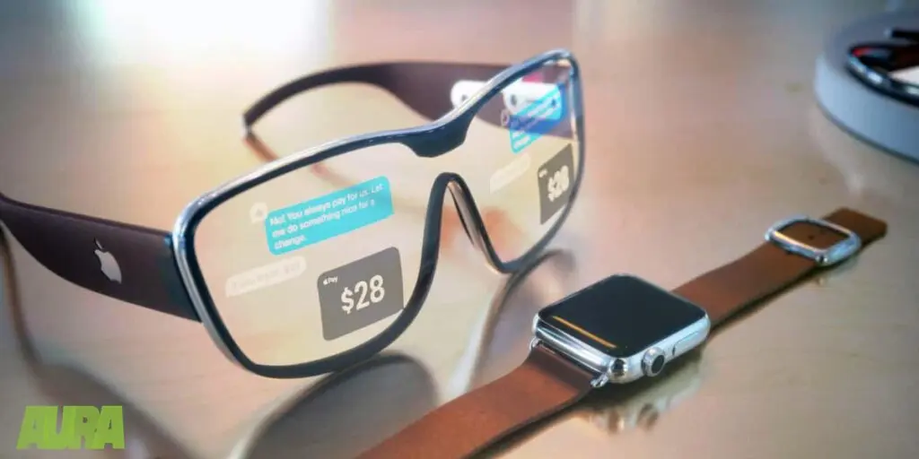 Concept des lunettes Apple.