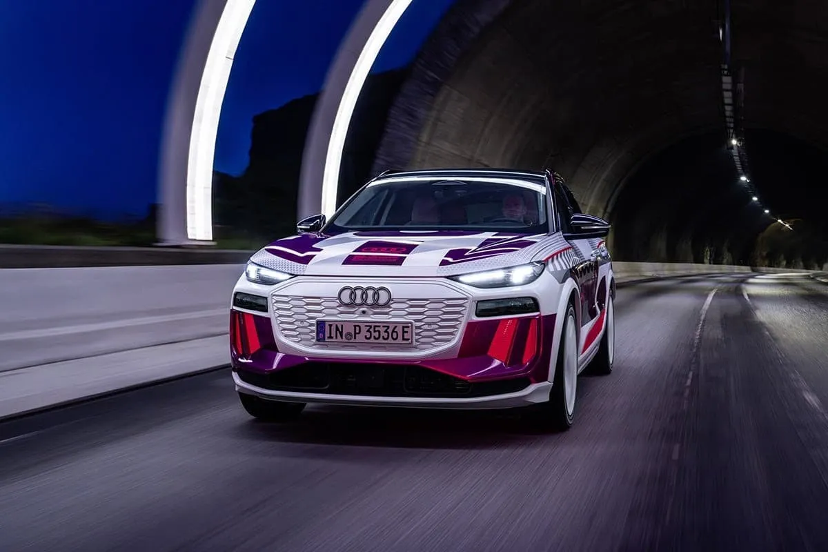 L'Audi Q6 e-tron sera doté d'une technologie d'éclairage numérique actif
