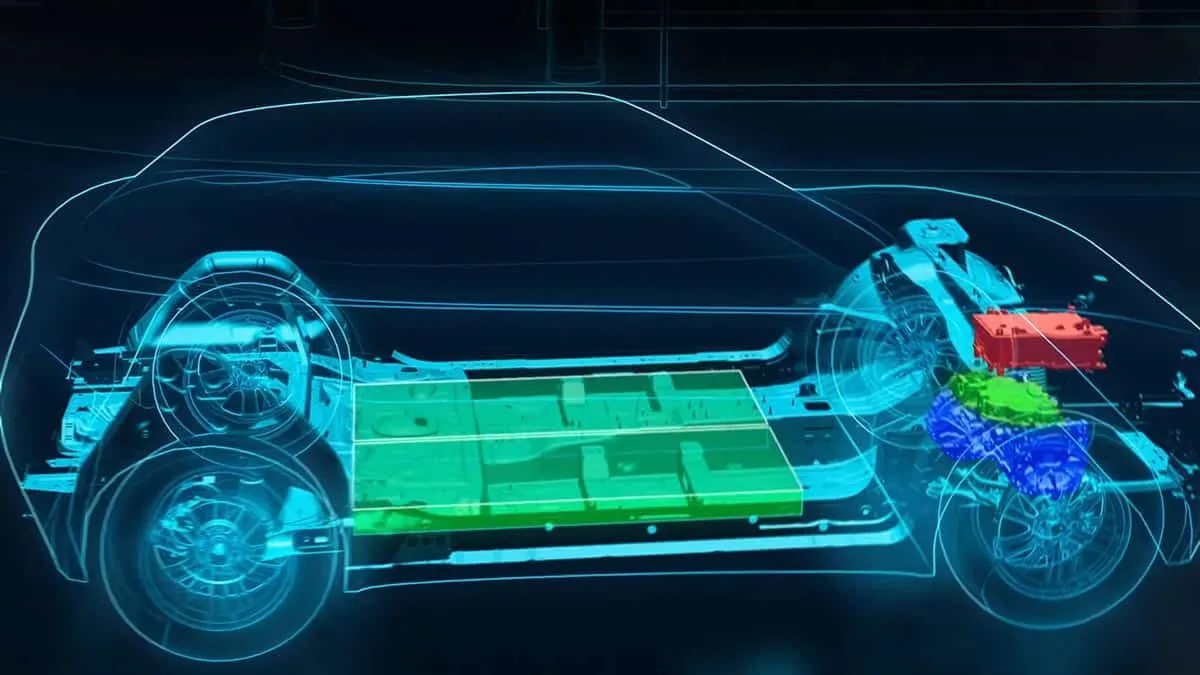 batterie-stellantis Stellantis présente un système de batterie révolutionnaire avec chargeur et onduleur intégrés