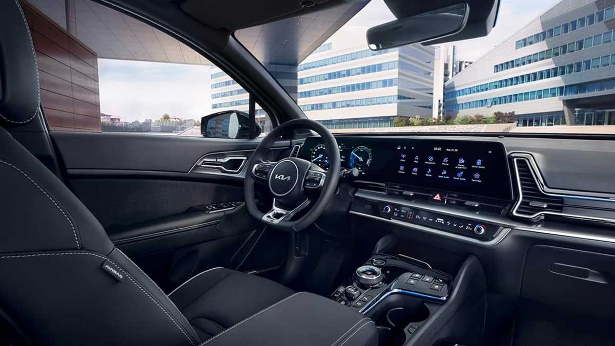 Intérieur du Kia Sportage.