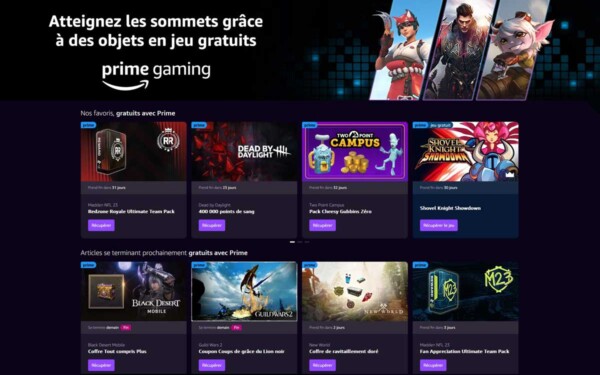 Prime Gaming offre des jeux gratuits, que vous pouvez garder pour toujours