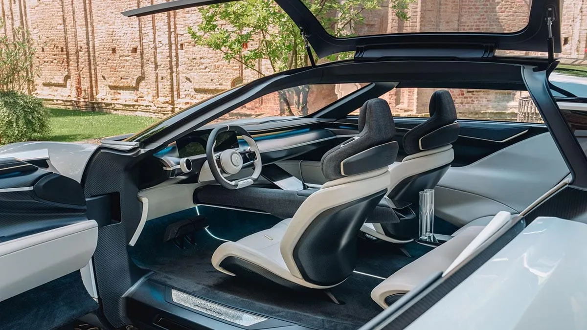 Intérieur du concept Pininfarina Pura Vision Design
