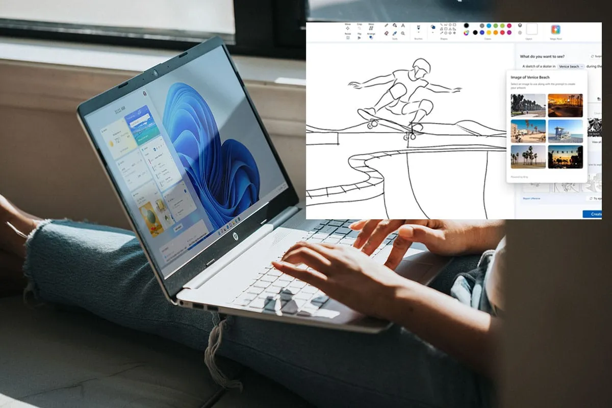 microsoft-ai-paint-windows Microsoft prévoit d'intégrer l'AI dans Paint