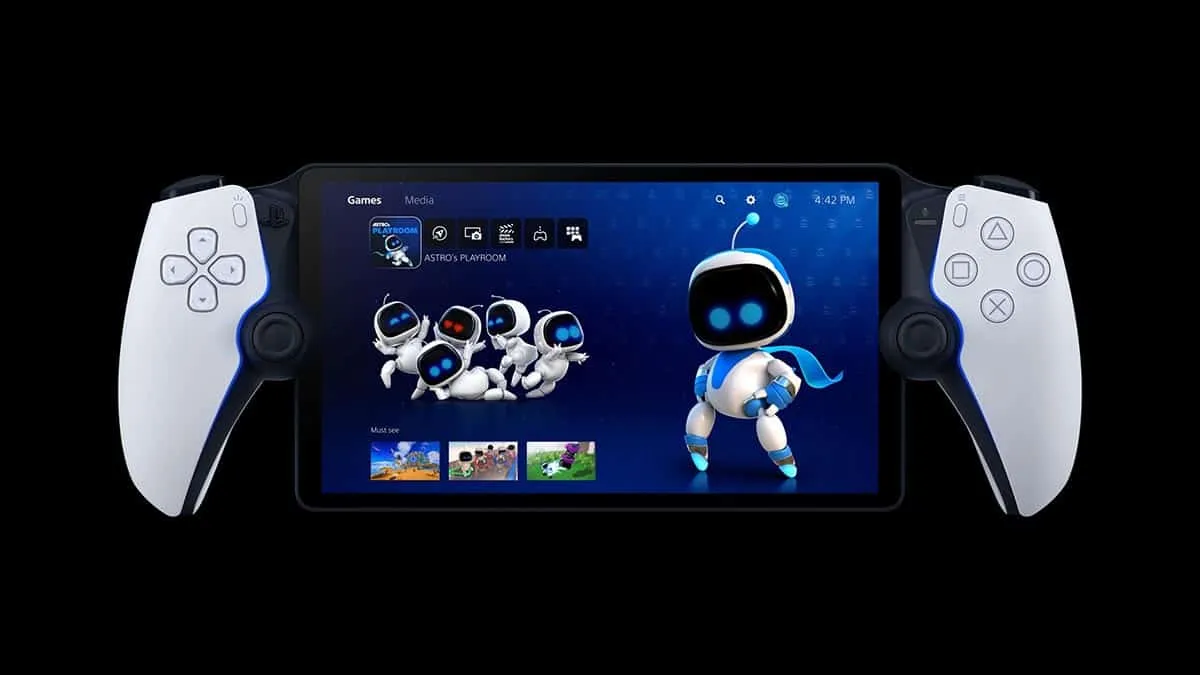 Le portail PlayStation en action.
