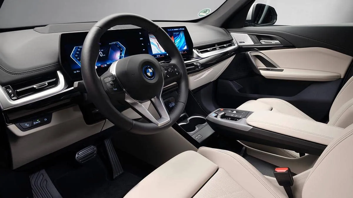 Intérieur de la BMW iX1 eDrive20