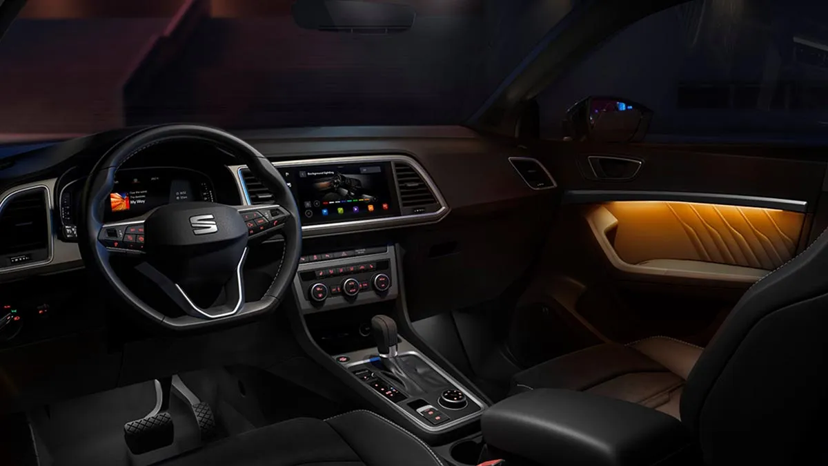 L’habitacle confortable de la Seat Ateca