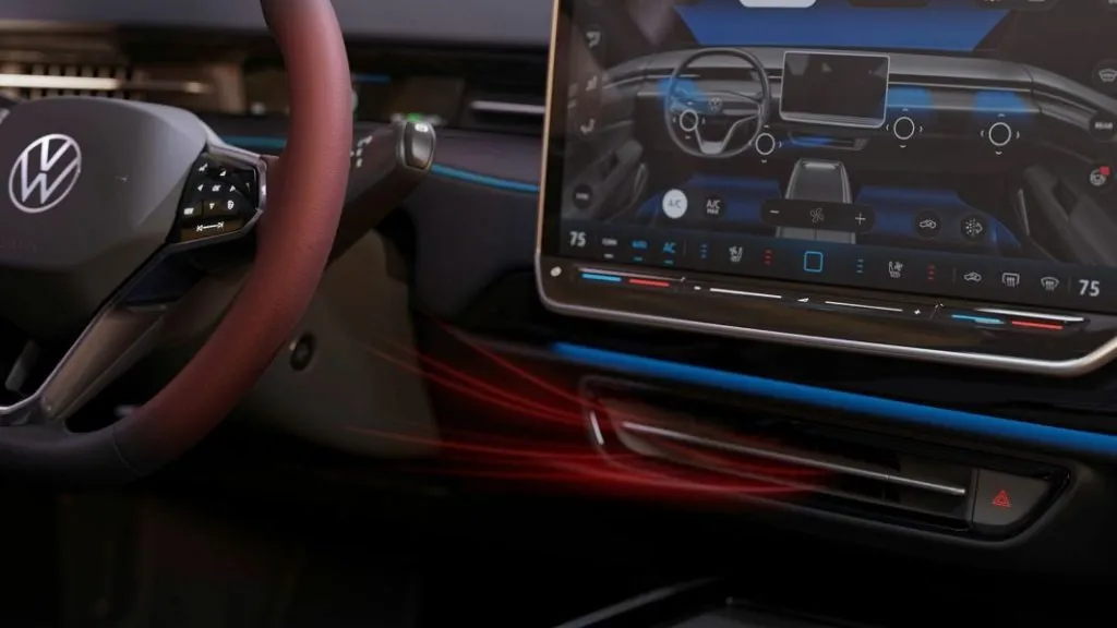 2023 Volkswagen ID.7 Image des bouches d'aération.