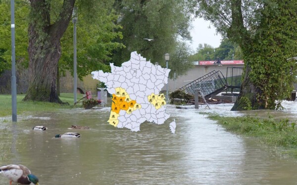 Alerte météo : Crues et avalanches menacent 65 départements en France