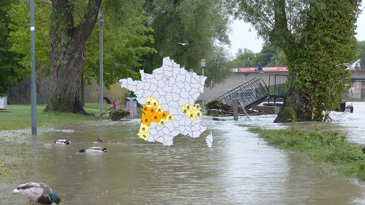 Alerte météo : Crues et avalanches menacent 65 départements en France