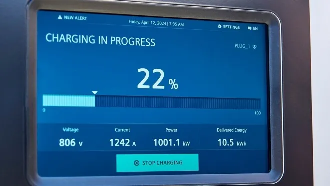 système de charge MW de siemens prototype port1