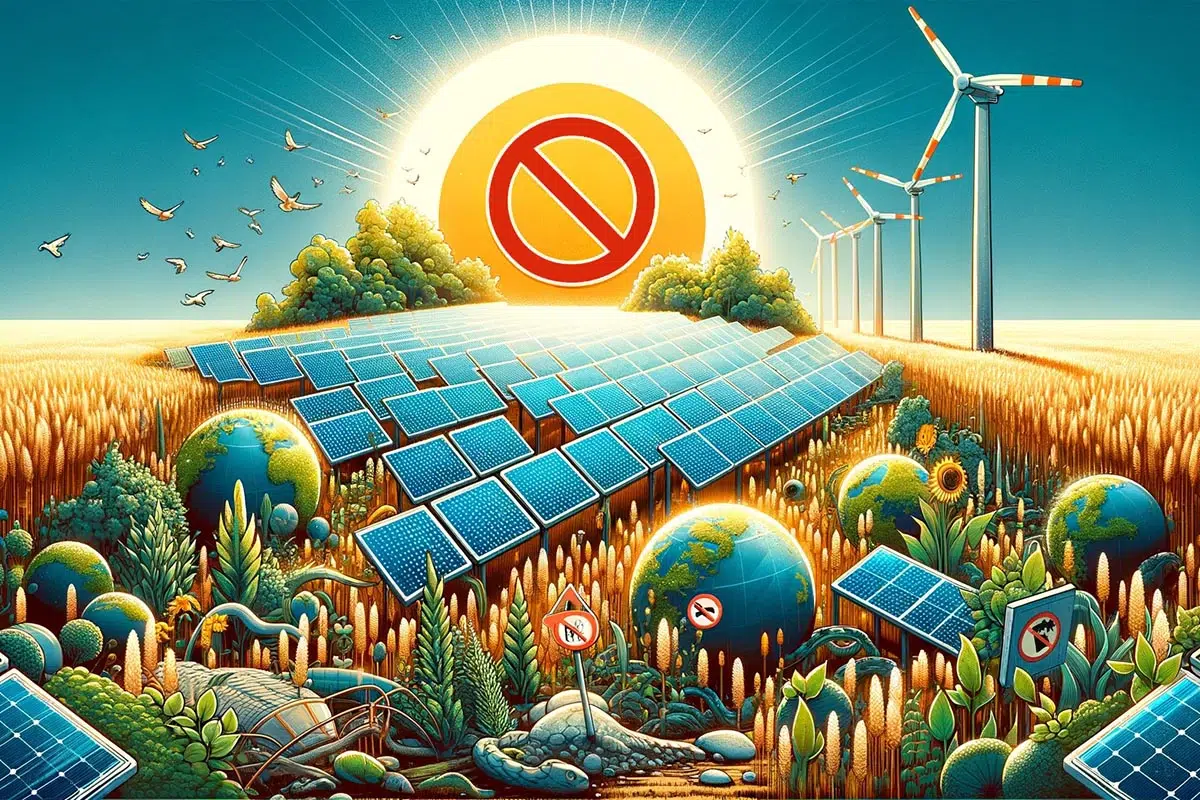 Des panneaux solaires dans une installation photovoltaïque en Italie, représentant le secteur désormais interdit.