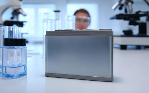 Prototype de batterie à semi-conducteurs en coupe montrant les problèmes techniques des séparateurs fissurés et la formation de dendrites, illustrant les obstacles majeurs qui retardent leur commercialisation jusqu'en 2030 selon les révélations de Kia.