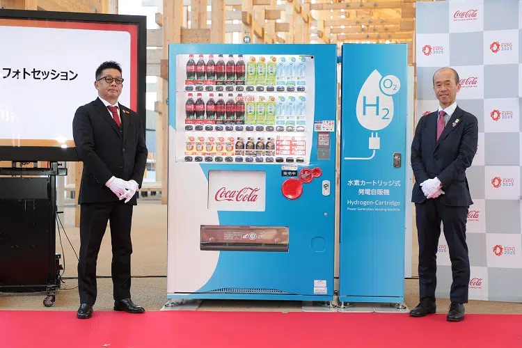 Le futur est arrivé : Coca-Cola dévoile le premier distributeur autonome à hydrogène