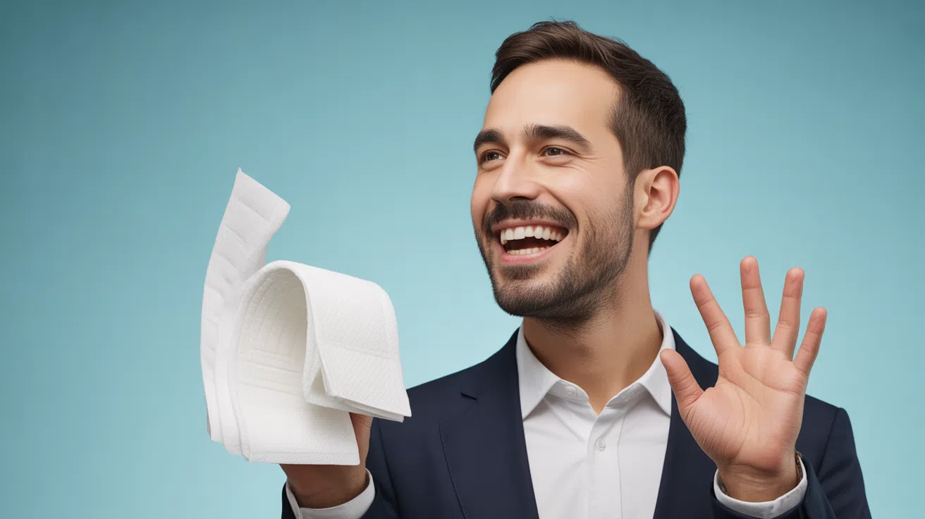 Nouvelle technologie remplaçant le papier toilette