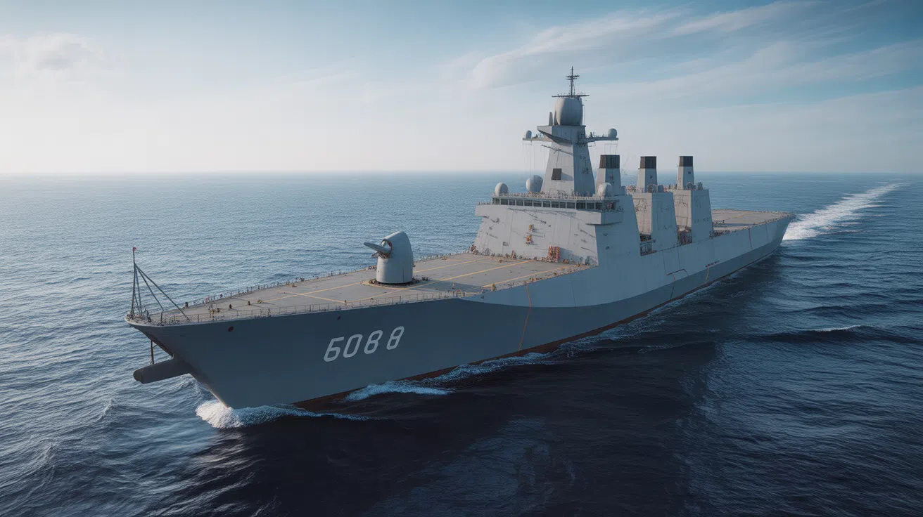 Images satellites : la corée du nord construit son navire de guerre le plus avancé Images satellites : la corée du nord construit