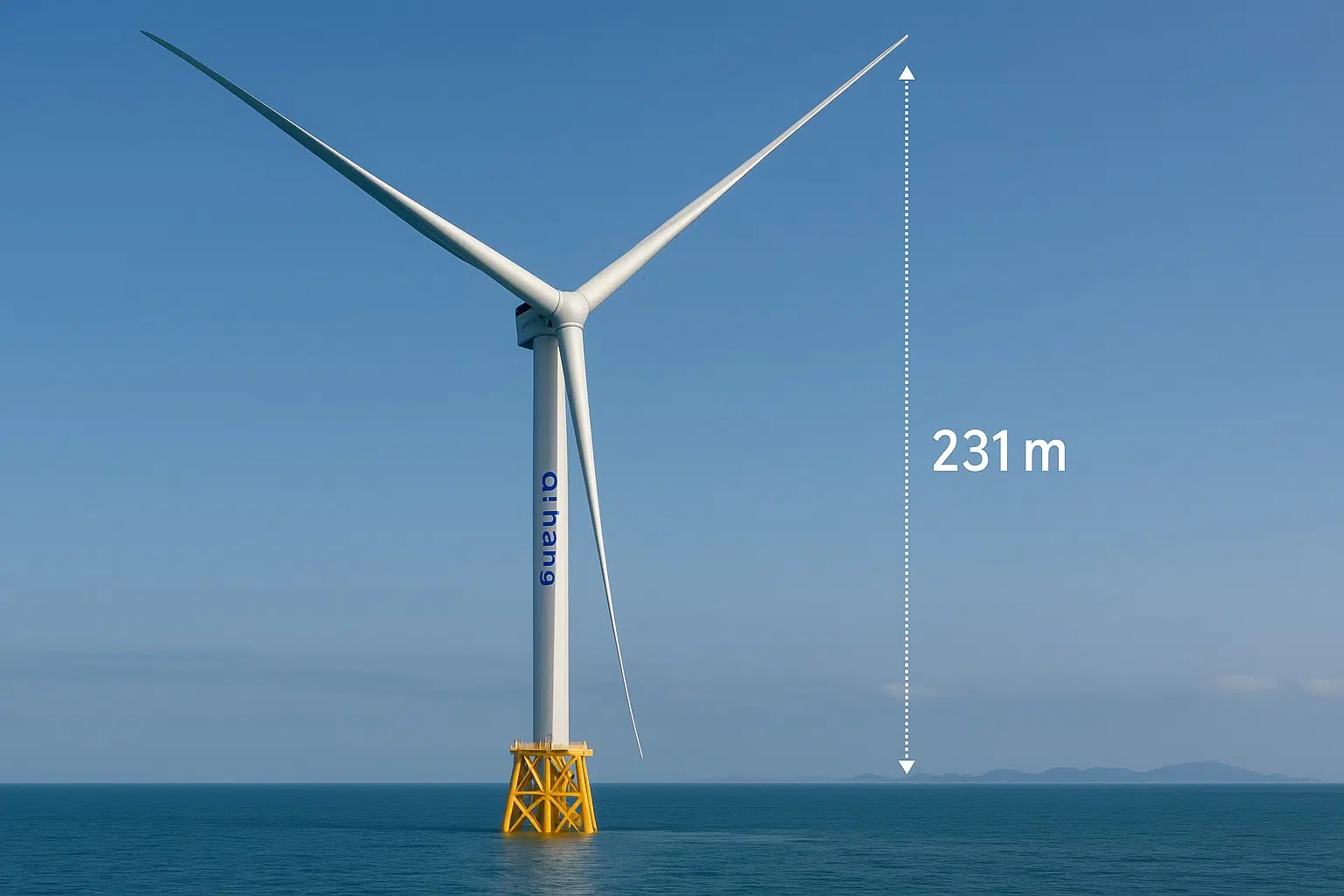 La Chine dévoile une éolienne gigantesque