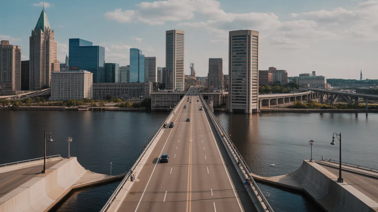Nouveau pont massif de 3,2 km à Baltimore