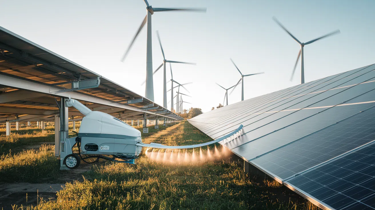Des chercheurs sud-coréens créent un système éolien nettoyant les panneaux solaires retrouvant