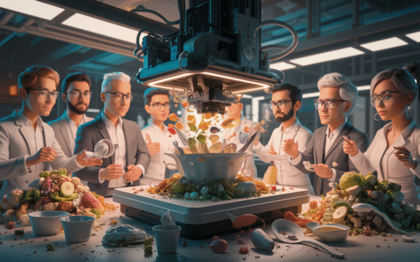 Des ingénieurs présentent une imprimante 3d transformant les déchets alimentaires en objets