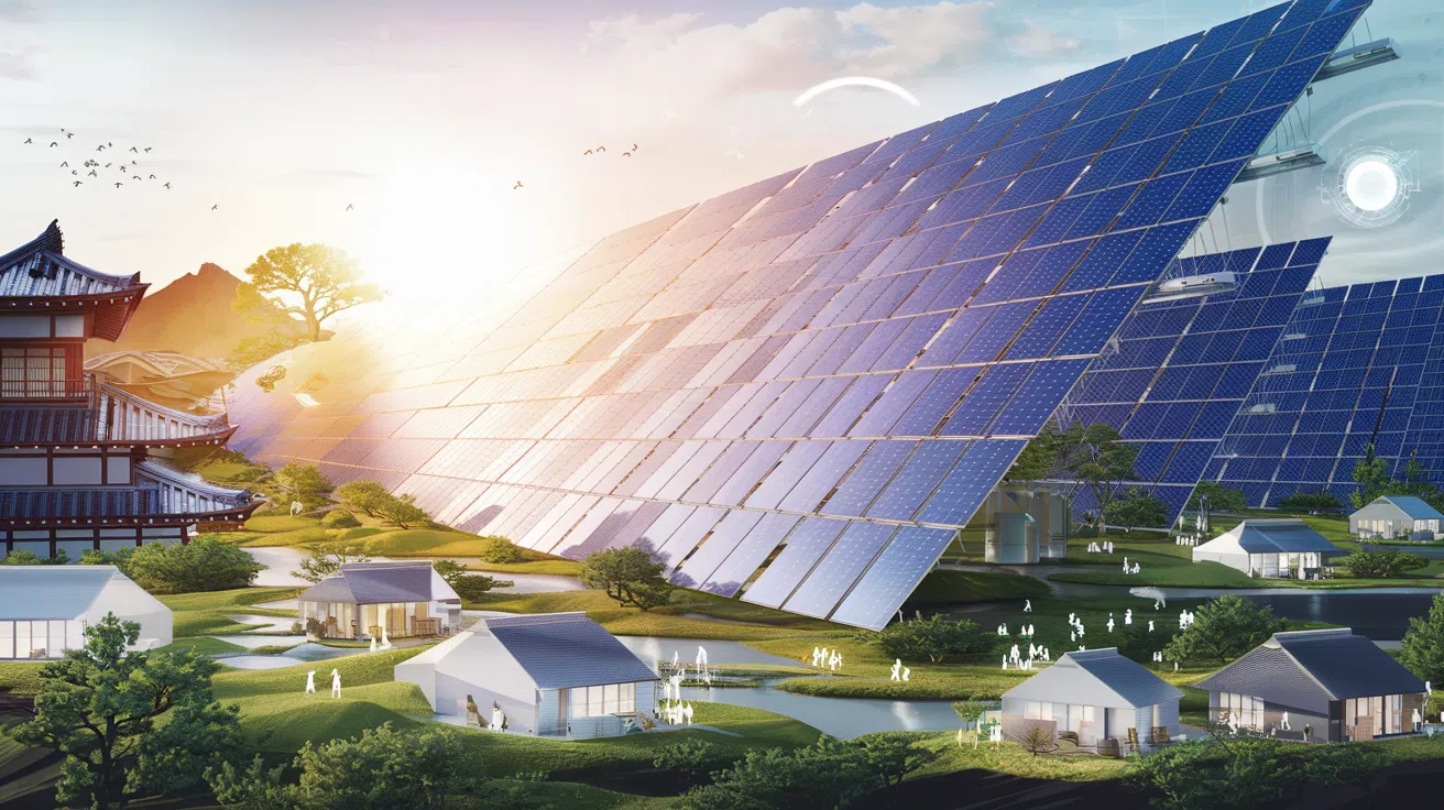 Le super panneau solaire du japon alimente 6 millions de foyers équivalent