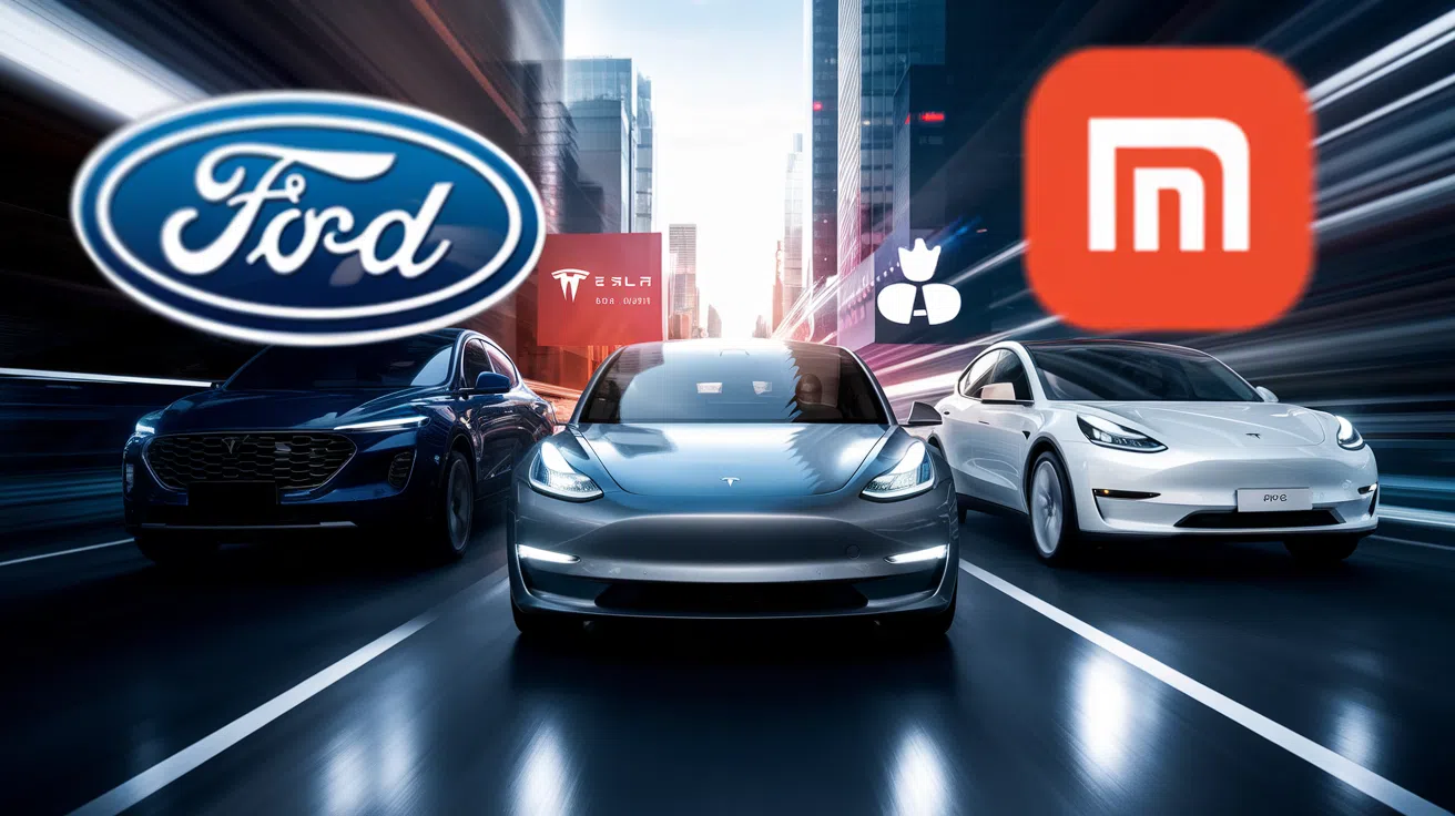 Tesla surpasse 34 concurrents dont byd et xiaomi avec des voitures delon
