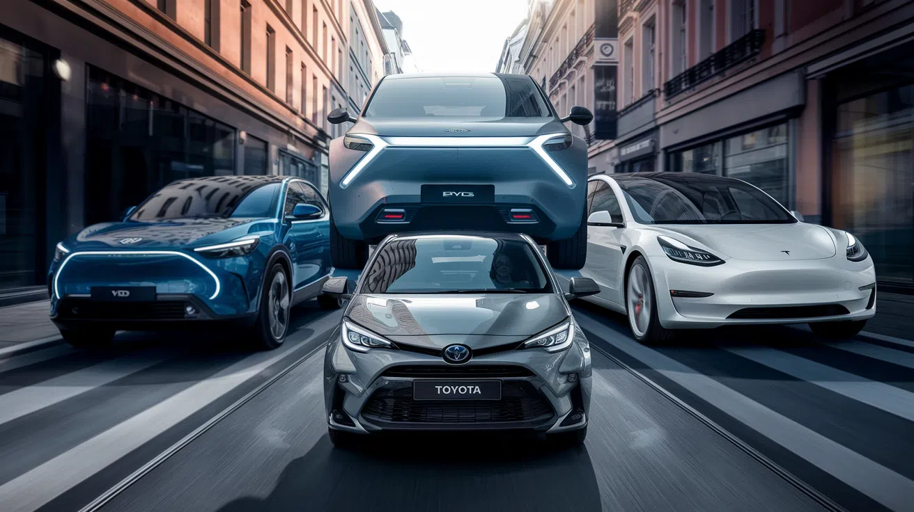 Toyota subit une lenteur inquiétante byd et tesla sengouffrent dans la brèche