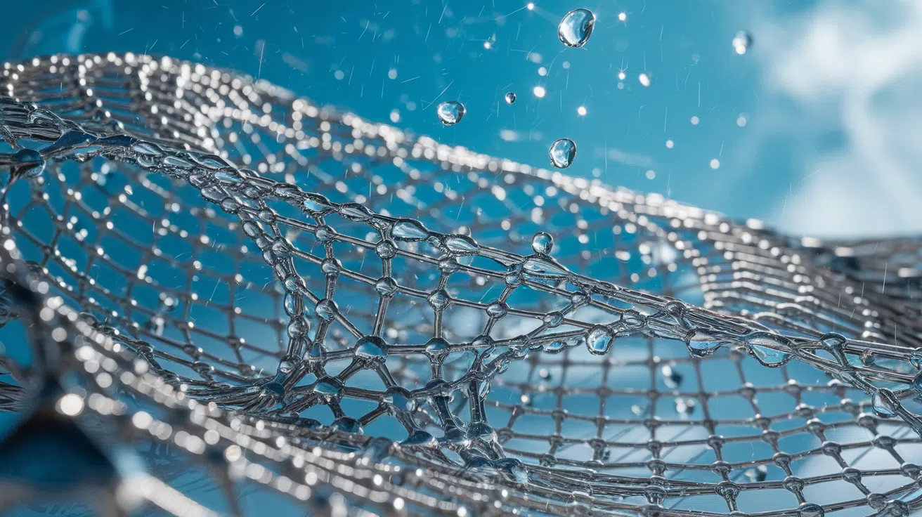 Un nanomatériau naire extrait leau potable de lair pesant jusquà trois fois