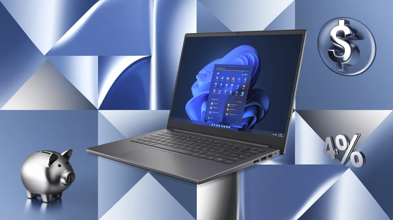 Un pc avec ryzen 7 et windows 11 à 49  moins