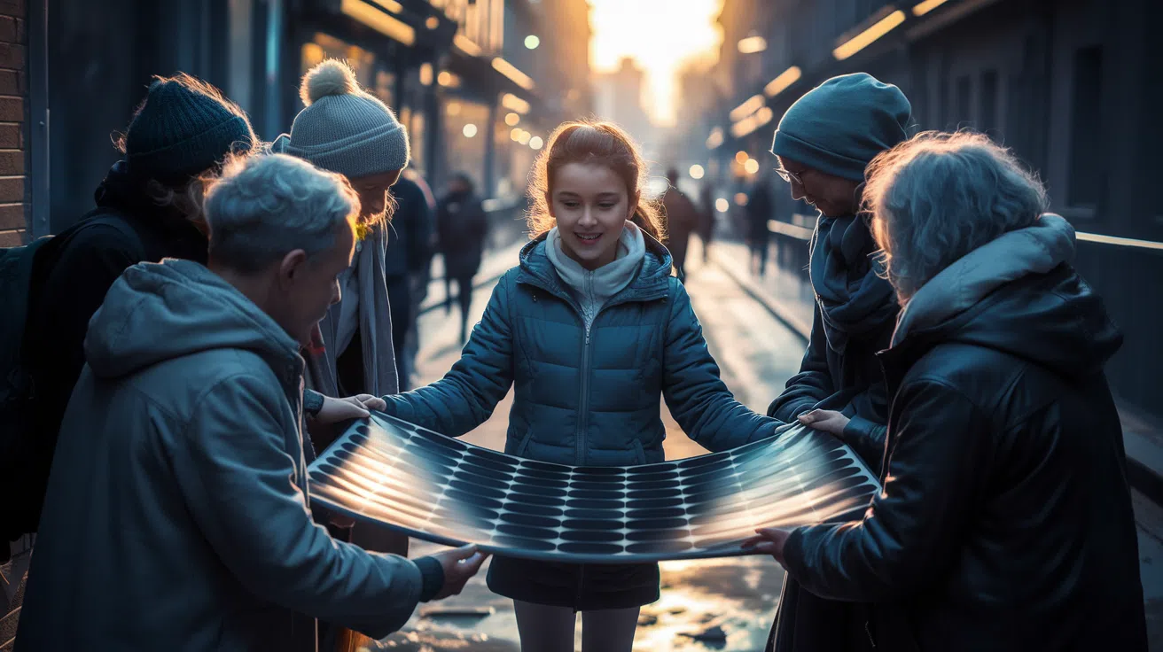 Une élève écossaise de 12 ans crée une couverture solaire innovante qui