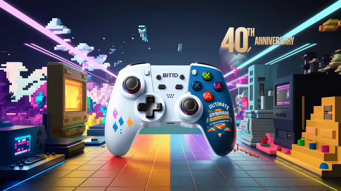 8bitdo dévoile son contrôleur ultimate en édition spéciale pour célébrer le 40e