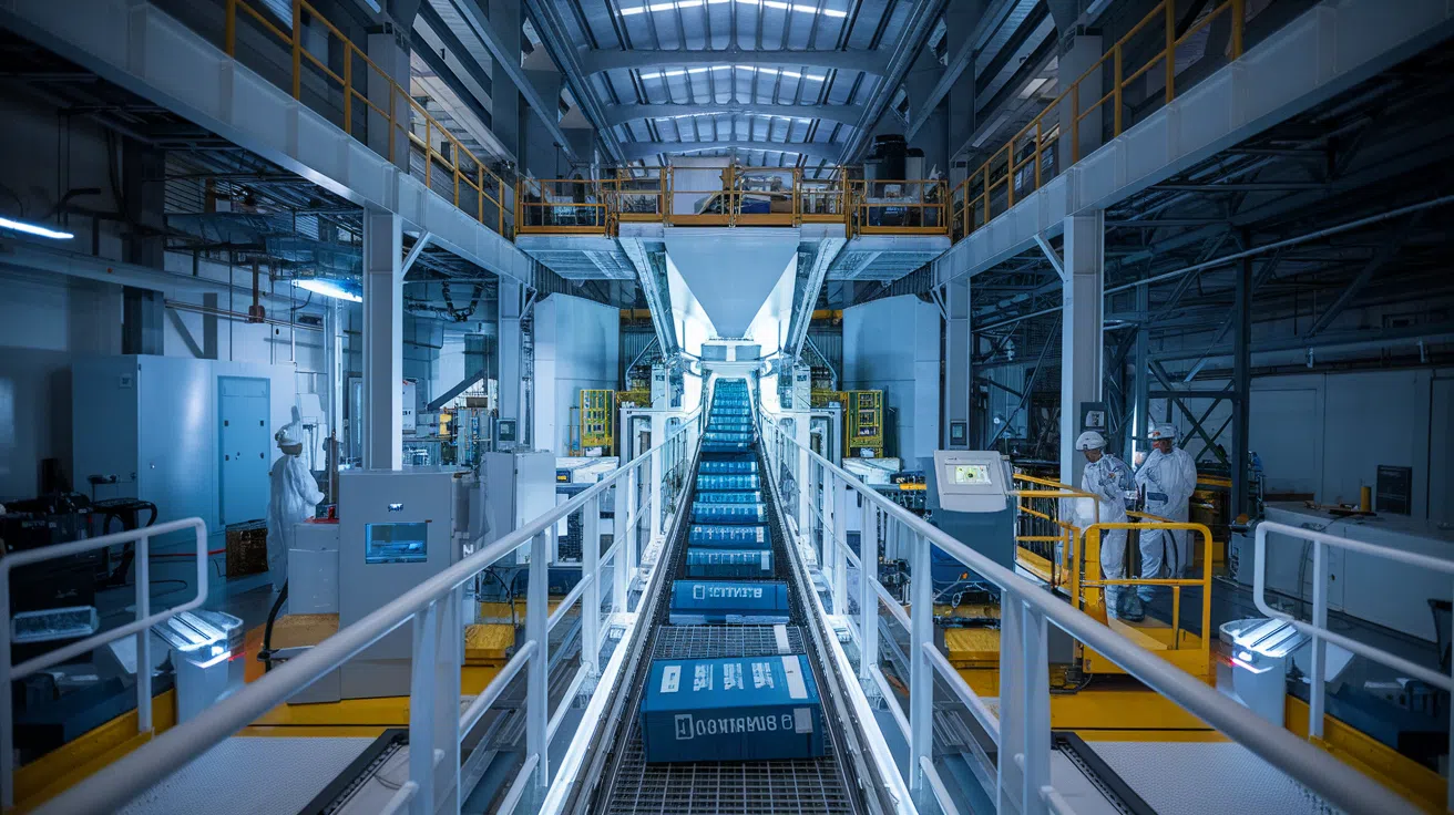 American battery technology company lance une usine de recyclage de batteries lithium