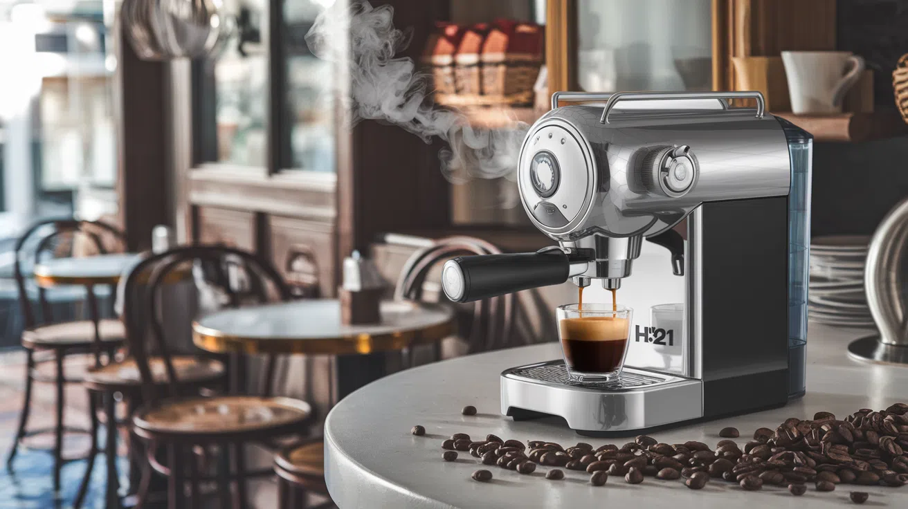 Hibrew h21 redéfinit le café italien  Une machine à expresso qui