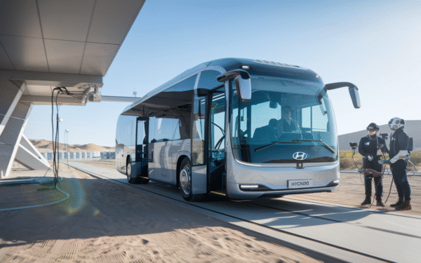 Hyundai completa con éxito las pruebas de su autobús de hidrógeno en