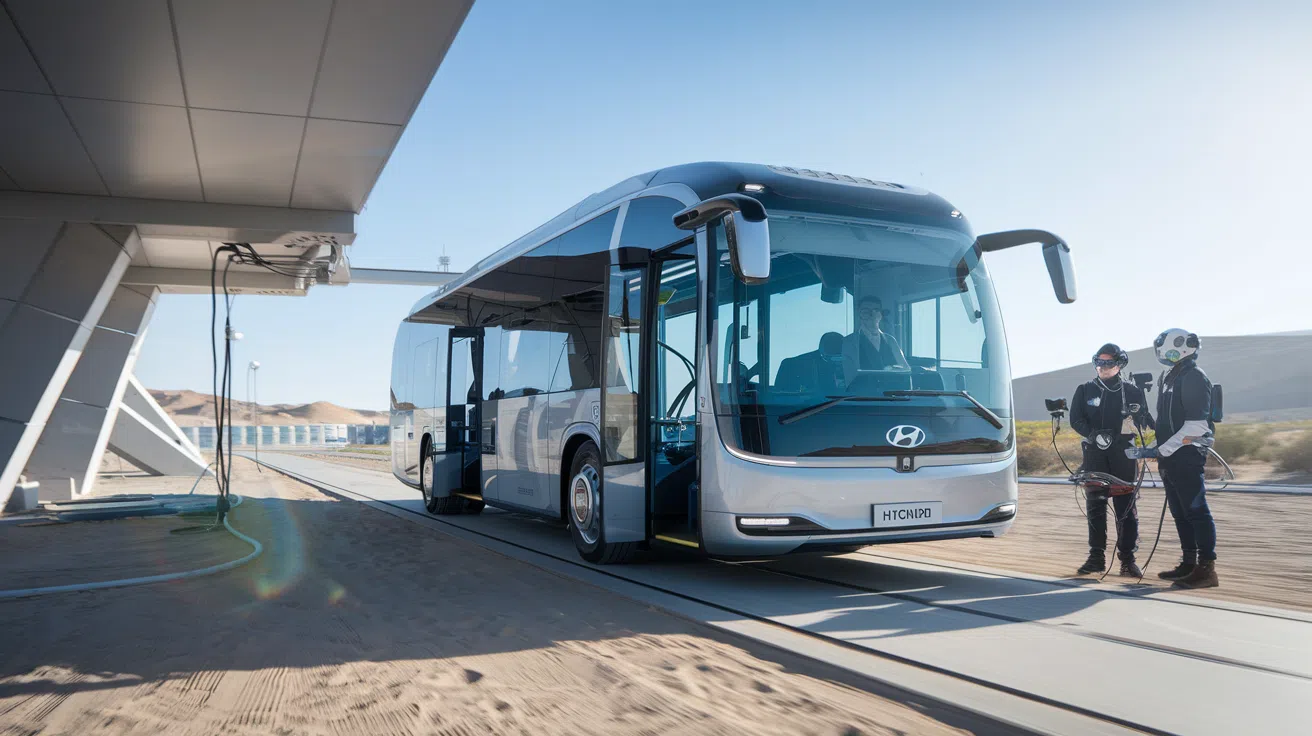 Hyundai completa con éxito las pruebas de su autobús de hidrógeno en