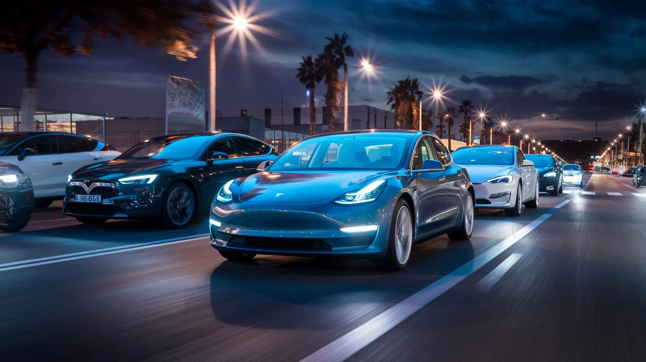 La tesla model 3 domine le marché électrique en espagne  Un