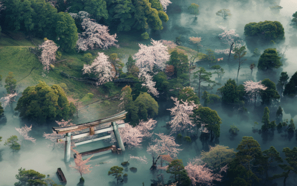 Le japon se souvient brutalement La nature rappelle la tragédie dun