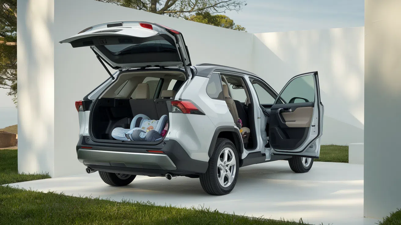 Le suv hybride toyota rav4 allie efficacité et espace  Profitez de
