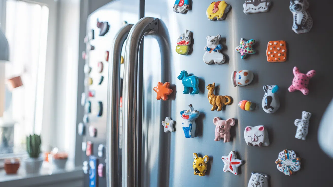 Les imanes décoratifs transforment votre frigo  Découvrez leur impact surprenant sur