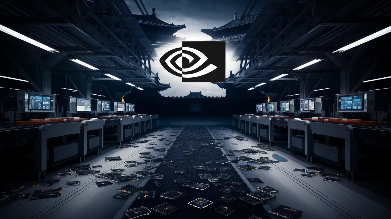 Nvidia contrainte darrêter la production de son chip h20 en chine 